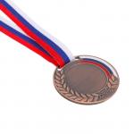 Медаль «Лавры», под нанесение, триколор, бронза, d=5 см