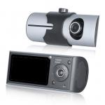 Видеорегистратор 2 камеры с GPS, HD 1280?480P, TFT 2.7, обзор 132°
