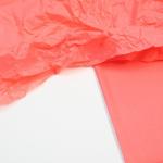 Бумага упаковочная тишью, красный, набор 20 шт, 50 см х 66 см