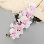 Цветы искусственные "Орхидея фаленопсис бархатистая" 10х90 см, МИКС
