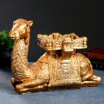 Копилка "Верблюд лежа" бронза, 15х34х33см