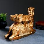 Копилка "Верблюд лежа" бронза, 15х34х33см