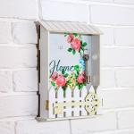 Ключница "Home" цветы