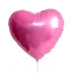 Шар фольгированный Сердце 24", цвет светло-розовый"