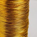 Шнур люрекс 2мм х 100м золотой