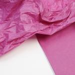 Бумага упаковочная тишью, лиловый, 50 см х 66 см, набор 20 шт