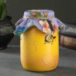 Копилка "Банка" желтая, 9х9х15см
