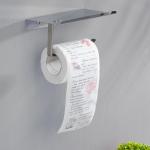 Сувенирная туалетная бумага "Анекдоты", 6 часть, 9,5х10х9,5 см