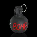 Держатель для карточек и фото "Лимонка. 100% bomb" черный, 9 ? 12 ? 8 см