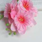 Цветы искусственные "Дельфиниум волнистый" 7,5х82 см, розовый