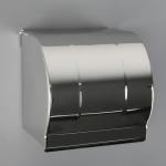Держатель для туалетной бумаги, без втулки 12?12,5?12 см, цвет хром зеркальный