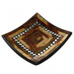 Тарелка декоративная "Мими" керамика 20х20х5 см