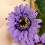 Цветы искусственные "Гербера садовая" 6х50 см, фиолетовый