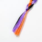 Цветная прядь косичка «Самая красивая ведьмочка», 40 см., на резинке