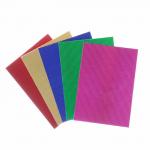 Набор цветной гофрированной бумаги, А4, "Металлик", 5 шт, микс, 250 г/м2, 21х29,7 см