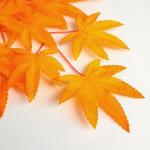 Декор «Листья на ветке», цвет оранжевый
