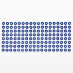 Аппликатор "Кузнецова", 144 колючки, спанбонд, 26 х 56 см, синий.