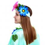 Карнавальный костюм «Весна», взрослый, платье, головной убор