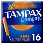 Тампоны «Tampax» Compak Super Plus Duo, с аппликатором, 16 шт