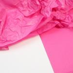 Бумага тишью , цвет ярко-розовый, набор 20 шт, 50 х 66 см