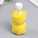 Песок цветной в бутылках "Лимон" 500 гр МИКС
