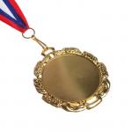 Медаль под нанесение, золото, d=7 см