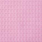 Полотенце вафельное банное Экономь и Я 80х150 см, цвет розовый 100%хл, 200 гр/м2