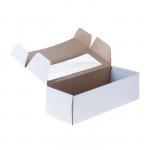 Коробка самосборная, с окном, белая, 16 х 35 х 12 см