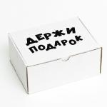 Коробка самосборная "Держи подарок", 22 х 16,5 х 10 см