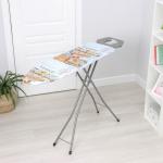 Доска гладильная SMARTY Breeze, перфорированный металл, 110?33 см