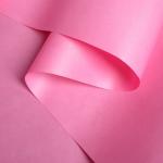 Бумага для декора и флористики, крафт, двусторонняя, нежно-розовая, однотонная, рулон 1шт., 0,5 х 10 м