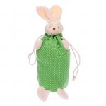 Мешок для подарков «Кролик», в горох, цвета МИКС