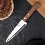 Нож поварской Tramontina Universal, лезвие 17,5 см, сталь AISI 420, деревянная рукоять