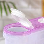 Ёмкость для сыпучих продуктов, 2,9 л, цвет МИКС