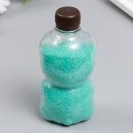 Песок цветной в бутылках "Изумруд" 500 гр  МИКС