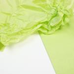 Бумага упаковочная тишью, зеленое яблоко, набор 20 шт, 50 см х 66 см