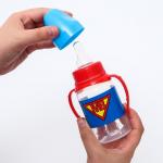 Бутылочка для кормления Super baby, 150 мл цилиндр, с ручками