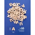 Деревянные буквы-раскраски «Изучаем буквы и слова»