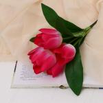 Букет "Тюльпаны махровые" 26 см, микс