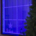 Гирлянда «Водопад» 2 ? 1.5 м, IP44, тёмная нить, 400 LED, свечение синее, 8 режимов, 220 В