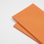 Бумага упаковочная тишью, оранжевый, 50 см х 66 см, набор 20 шт