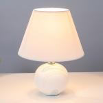 Настольная лампа "Аделла" Е14 40Вт белый 19,5х19,5х27,5 см