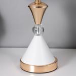 Настольная лампа Селеста E27 40Вт бело-золотой 25х25х42,5 см