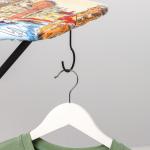 Доска гладильная с крючком Smarty Hanger, 33?90 см, цвет МИКС