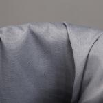 Корзина бельевая овальная "Лён", 32х21х36 см, серый