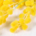 Цветы искусственные "Мимоза" 40 см, жёлтый