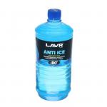 Незамерзающий очиститель стёкол LAVR Anti Ice, концентрат, -80°С, 1 л Ln1324