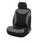 Авточехлы TORSO Premium универсальные, 8 предметов, чёрно-серый AV-25