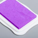 Штемпельная подушка неоновая "Фиолетовый" 1,9х6,7х10 см
