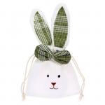 Мешок для подарков «Кролик с бантом», 23 ? 13 см, цвета МИКС